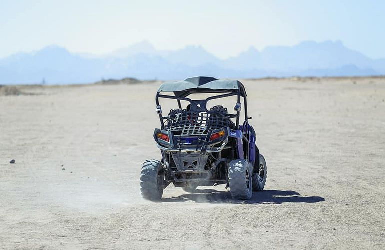 Buggy Tour in Marsa Alam am Morgen mit Kamelreiten