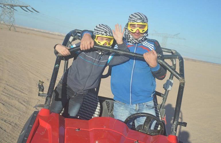 Buggy Tour in Marsa Alam am Morgen mit Kamelreiten