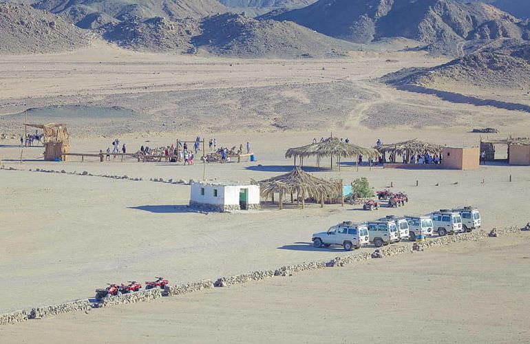 Kombi-Wüstentour in Marsa Alam: Quad, Jeep und Kamelreiten