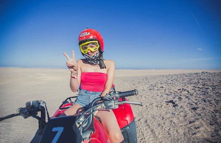 Quad Tour am Nachmittag durch die Wüste von Marsa Alam