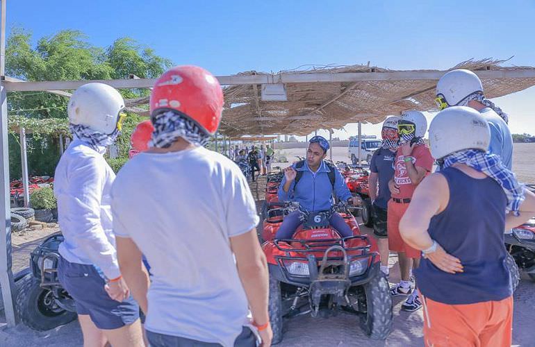 Quad Tour am Nachmittag durch die Wüste von Marsa Alam