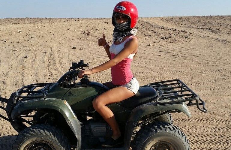 Quad Tour am Nachmittag durch die Wüste von Marsa Alam