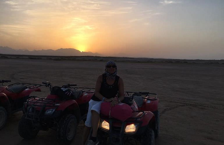 3-stündige Quad Tour bei Sonnenuntergang ab Marsa Alam