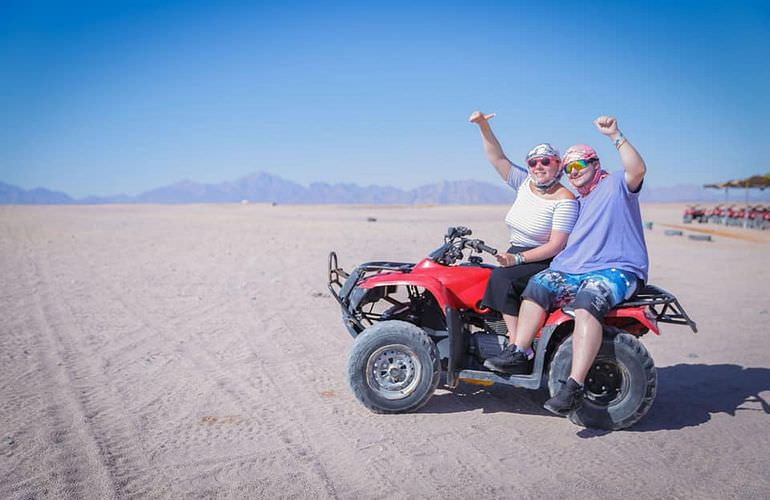 3-stündige Quad Tour bei Sonnenuntergang ab Marsa Alam